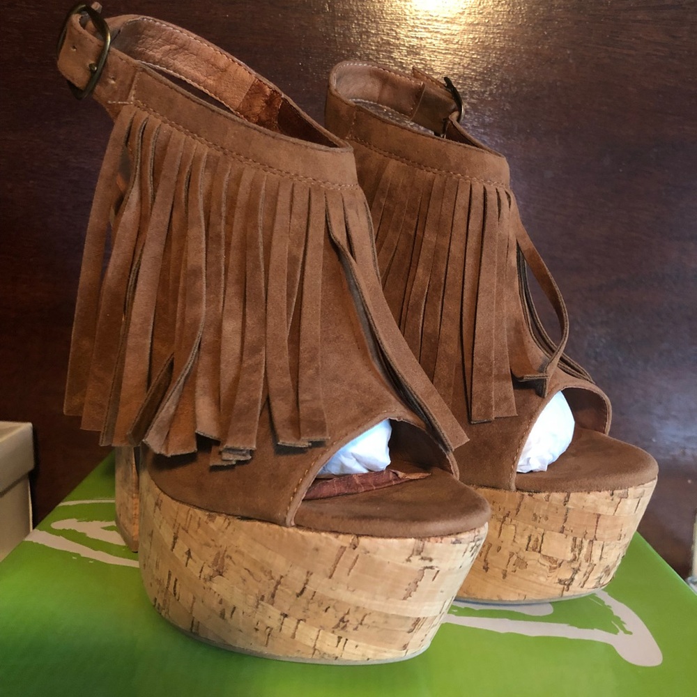 Fringed Sandals